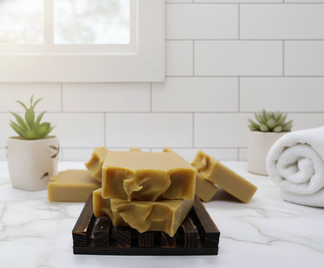 Strebors Turmeric Carrot Honey Soap.