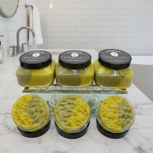 Strebors Organic Neem and Turmeric  scrubs - 3 Jars