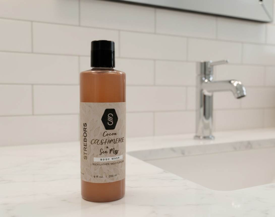 Strebors Cocoa Cashmere w/Sea Moss Body Wash