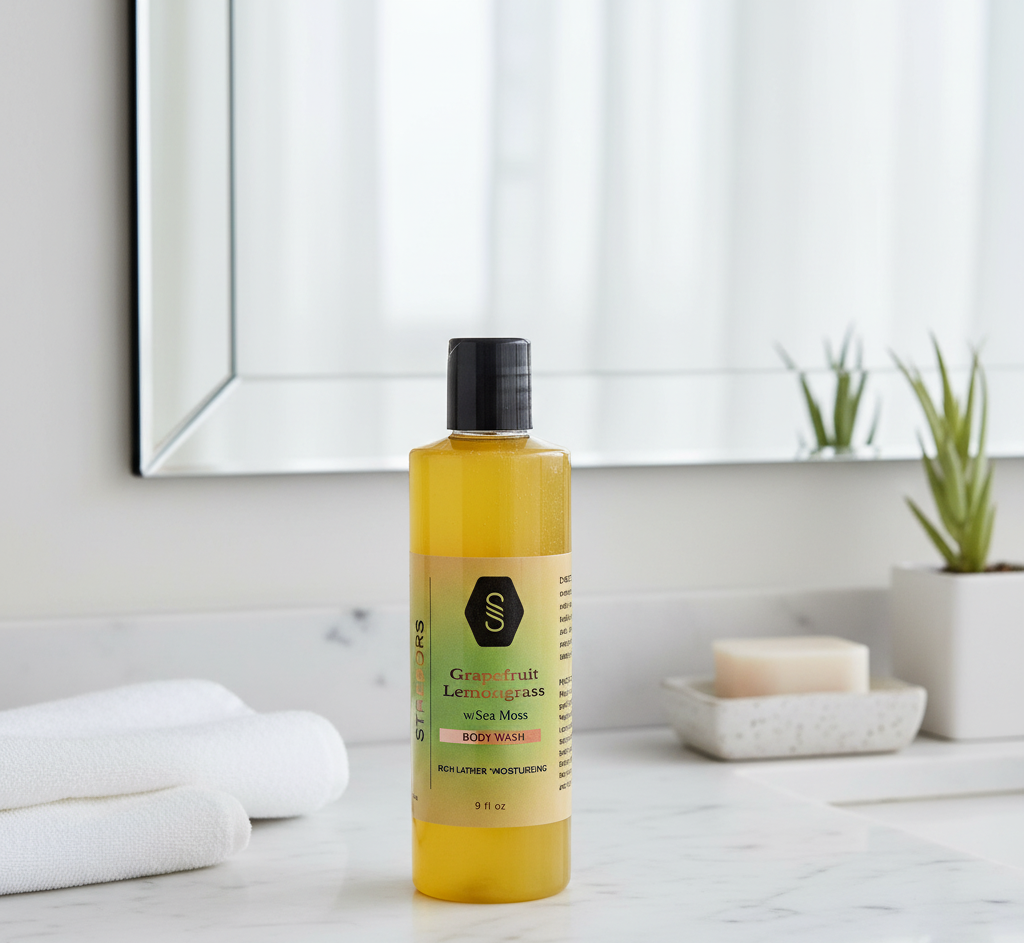 Strebors Grapefruit Lemongrass w/Sea Moss Body Wash