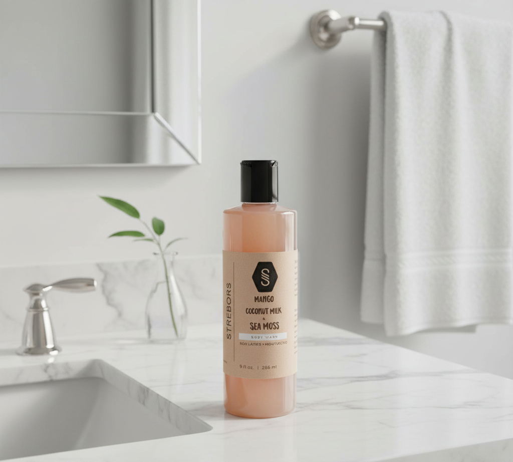 Strebors Mango Coconut Milk w/Sea Moss Body Wash