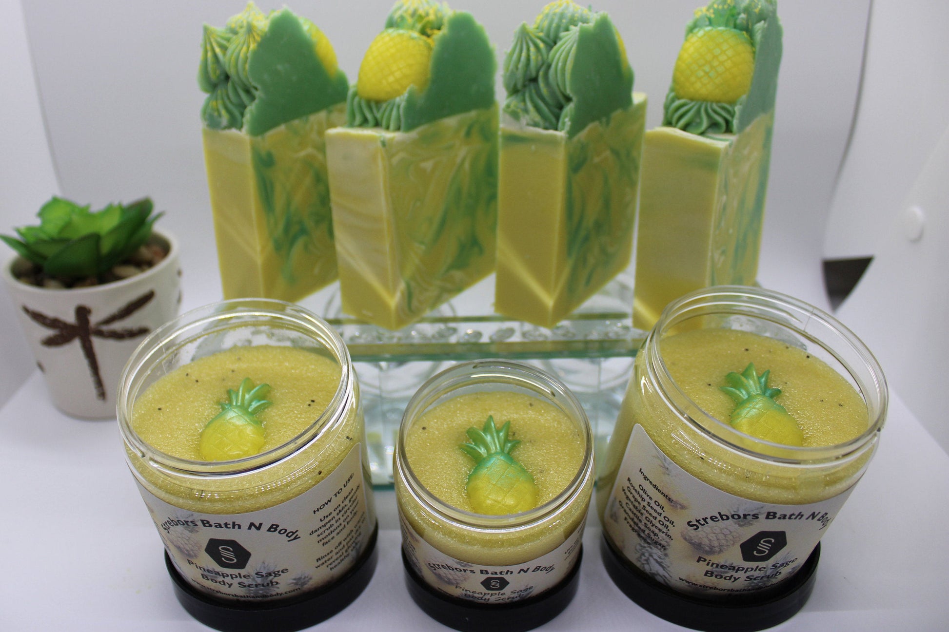 Strebors Pineapple Sage Shea Sugar Scrub