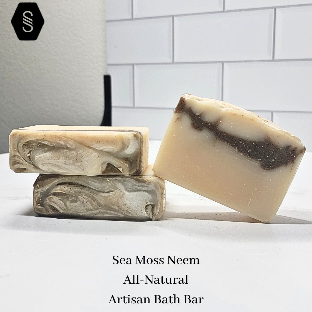 Strebors Sea Moss and Neem all-natural soap