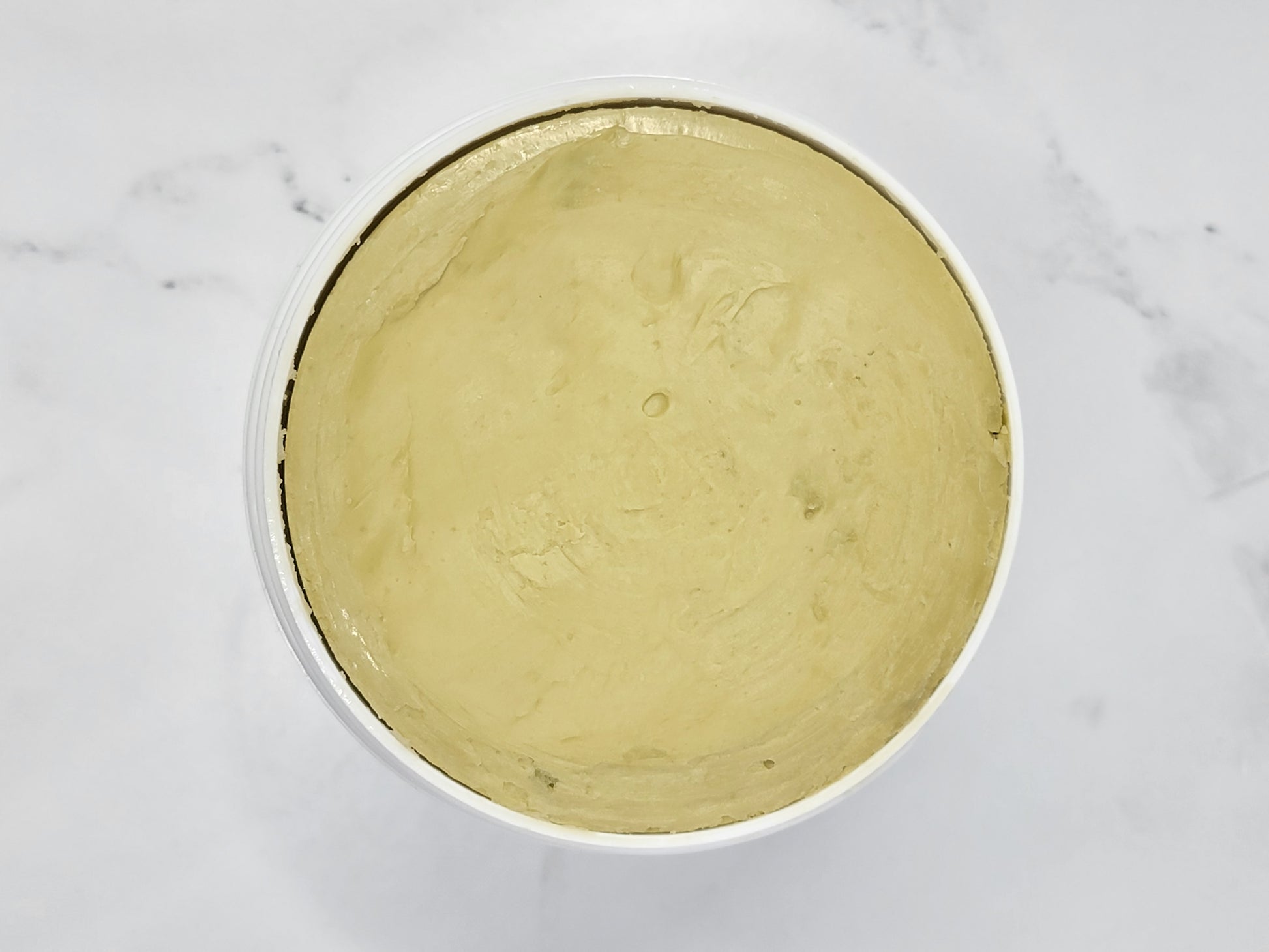 Open Jar of Strebors Moringa Hair Butter