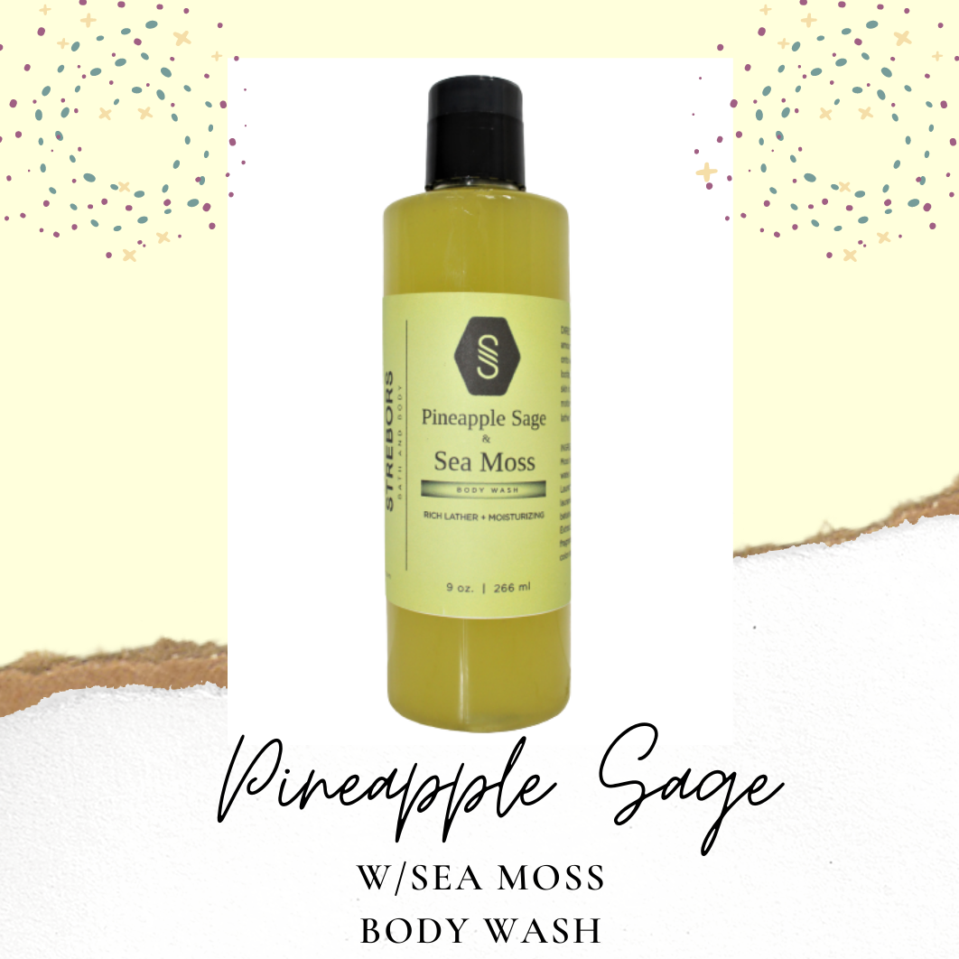 Strebors Pineapple Sage w/Sea Moss Body Wash
